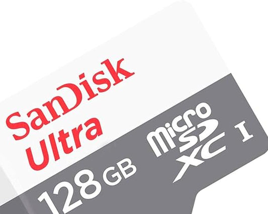 128GB Ultra microSDXC UHS-I Class 10 Memory Card 100 MB/s SDSQUNR-128G-GN6MN